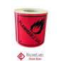 Preview: Gefahrgutaufkleber Klasse 2.1, 10x10 cm, Papier, FLAMMABLE GAS